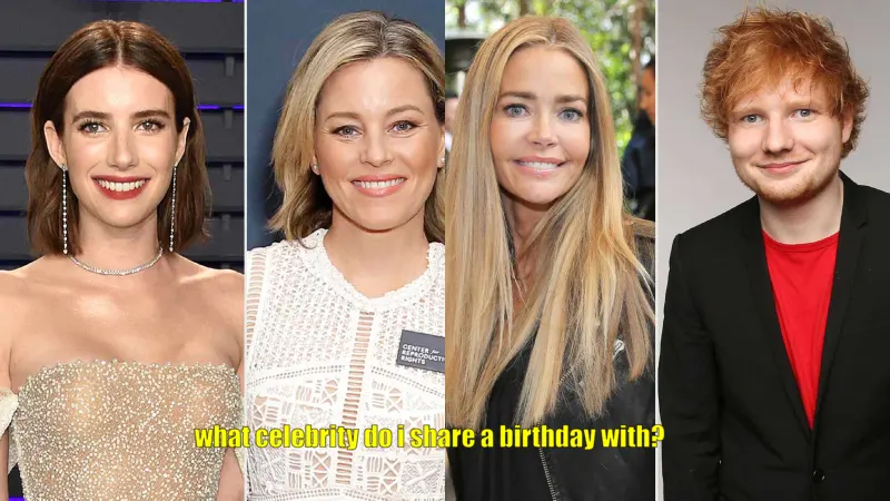 What Celebrity Do I Share a Birthday With? Find Out Which Star Shares Your Special Day